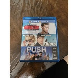 Abduction/Killers/Push Blu Ray 3 pack